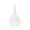CC Home Furnishings 9" Clear Solid Hand Blown Hanging Glass Candle Holder